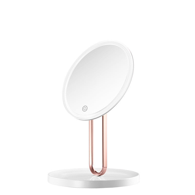 Miroir de maquillage LED de bureau avec lumière