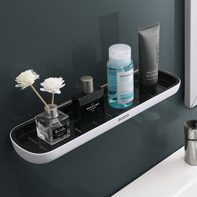 Meuble de rangement WC pour salle de bain, sans perçage, support mural