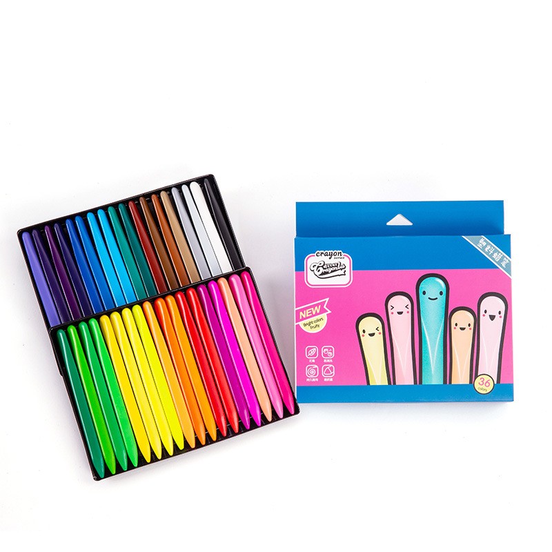 36 Crayons pour enfants, mains non-sales, lavables, stylos de dessin pour la maternelle