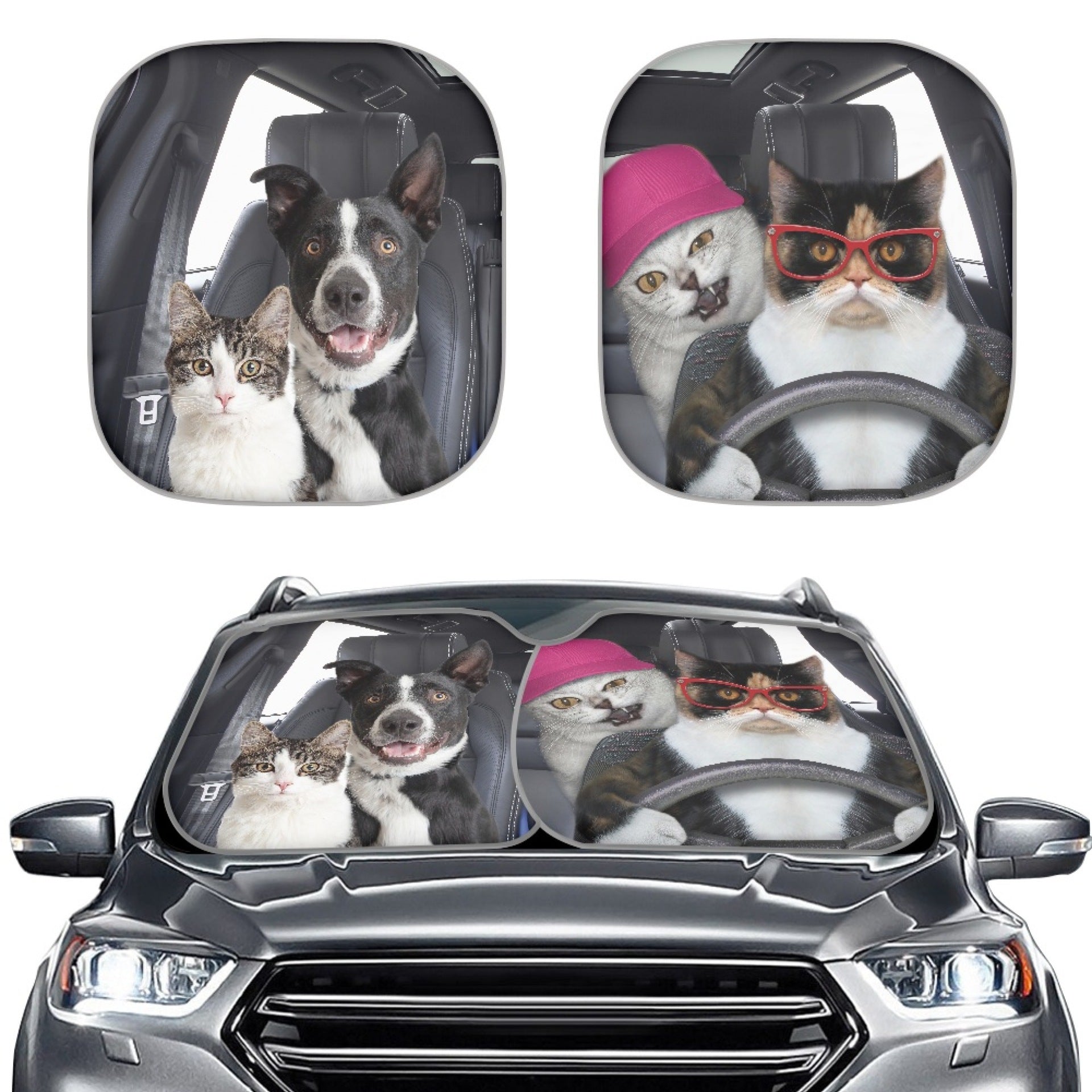 Pare-soleil de voiture protection solaire et isolation thermique