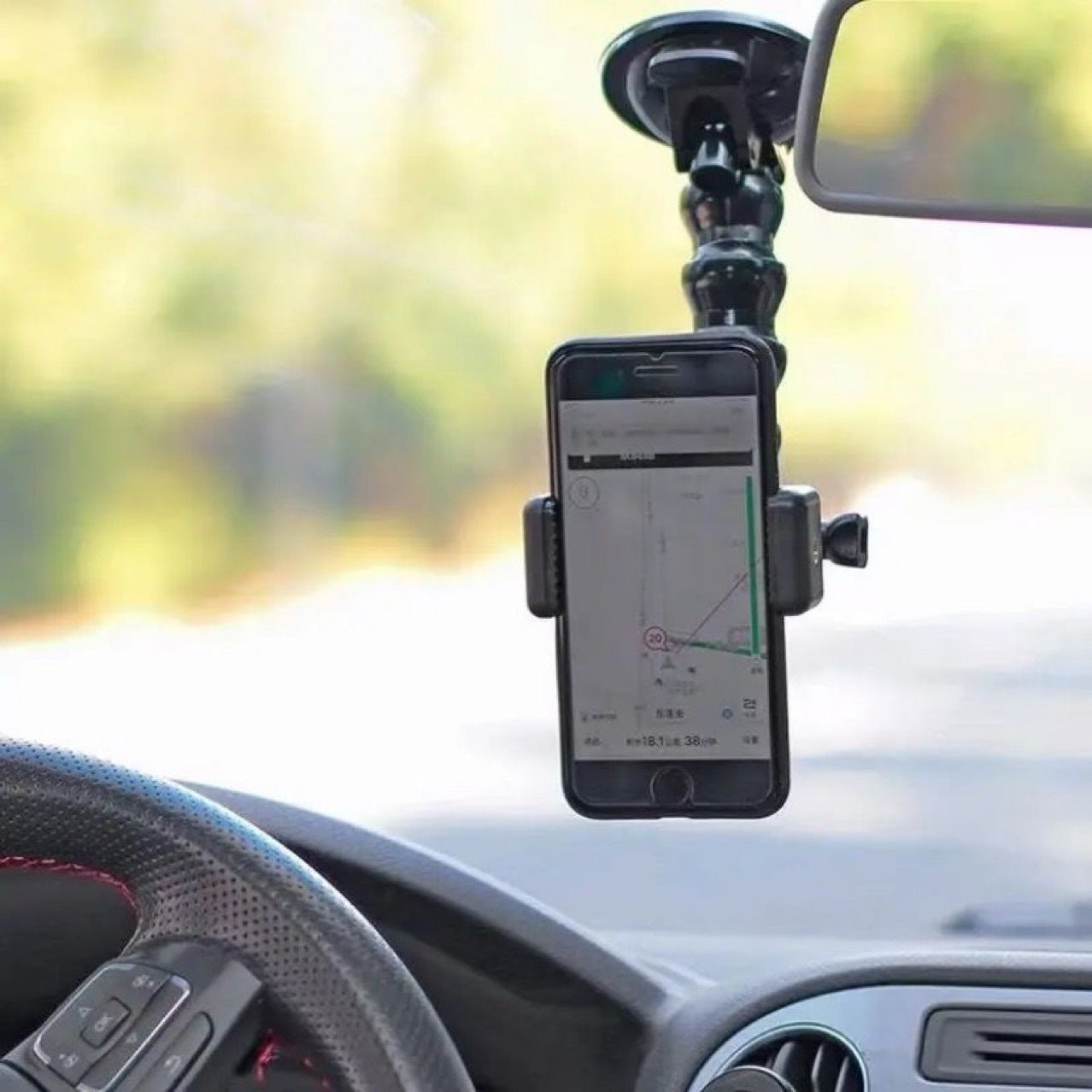 Support de téléphone portable léger pour prise de vue en voiture