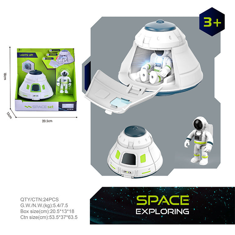 Interstellar Space Spacecraft Model Electric Vocalizing Dazzling Light Toys