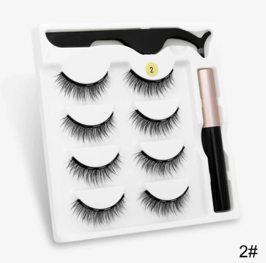 Faux cils magnétiques aimant naturel