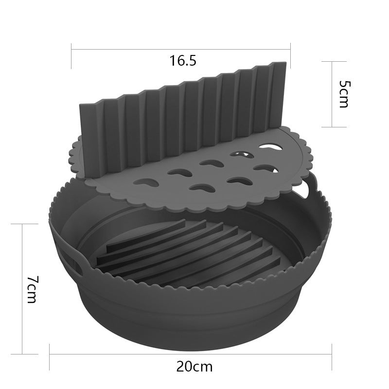Bandeja de silicona para hornear multifuncional plegable