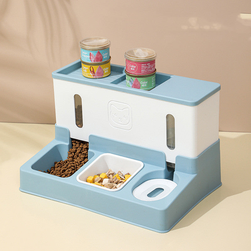 Distributeur automatique de nourriture pour animaux de compagnie Distributeur automatique d'eau pour chats