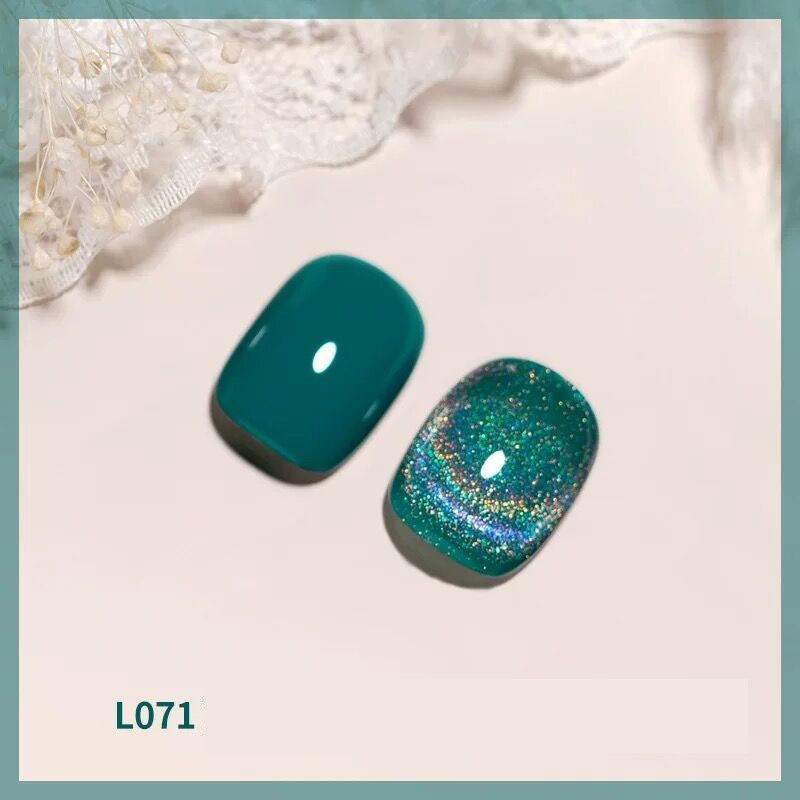 Vernis à ongles œil de chat laser coloré
