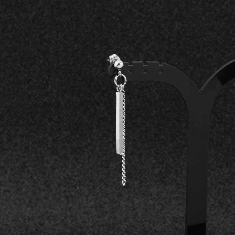 Square Stick Chain Earrings Men And Women