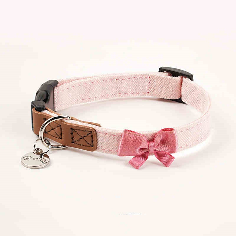 Collier d'animal domestique avec corde à nœud mignon