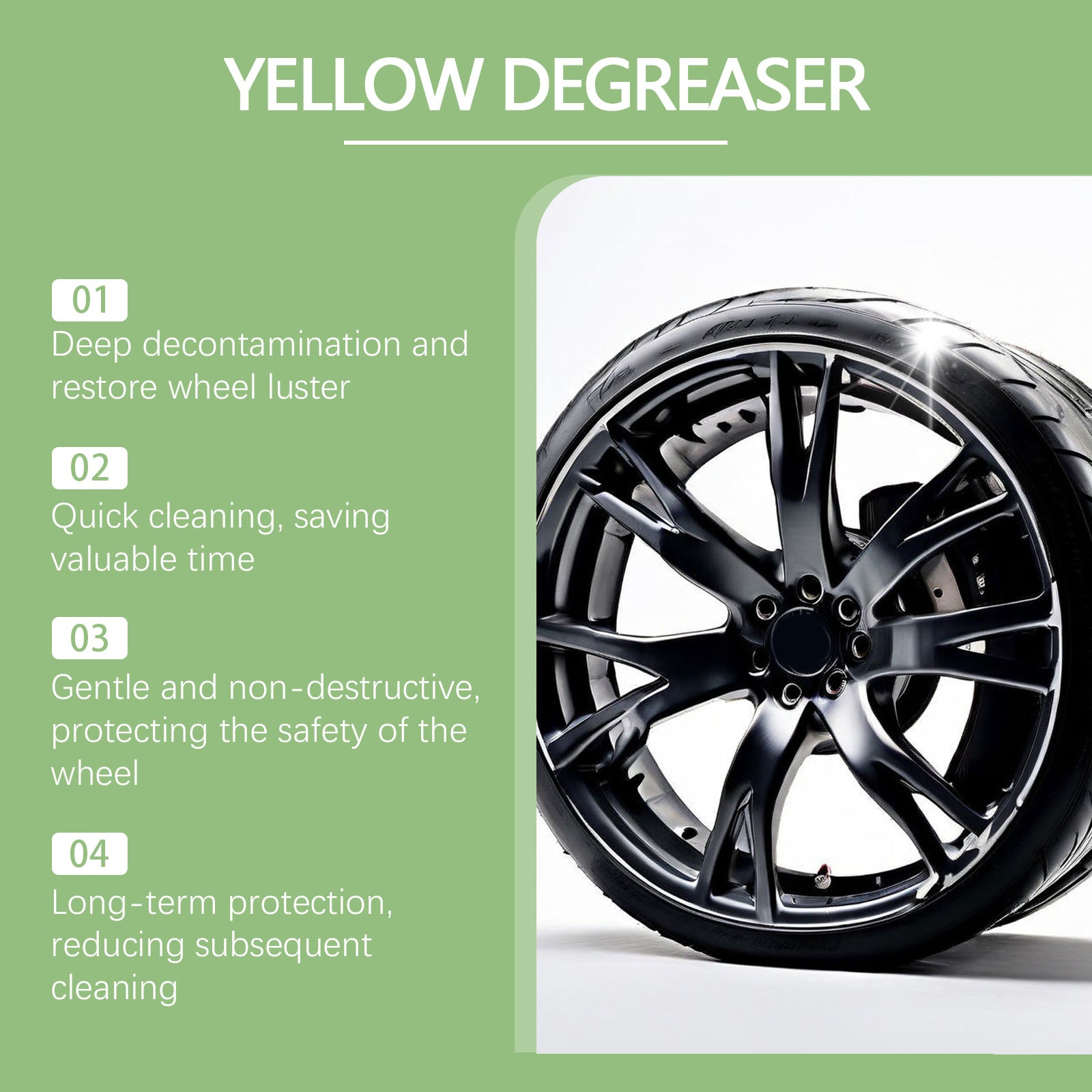 Car Tire Steel Ring Cleaning Stain Renovation Repair Wheel Rust Remover