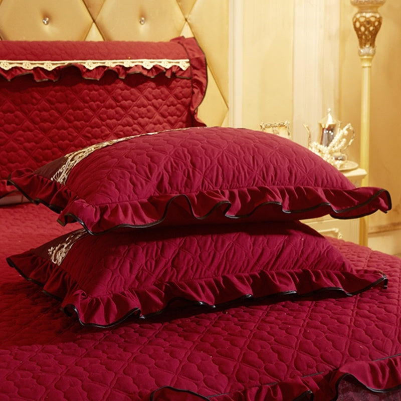 Lace Quilted Thickened Single Pillowcase