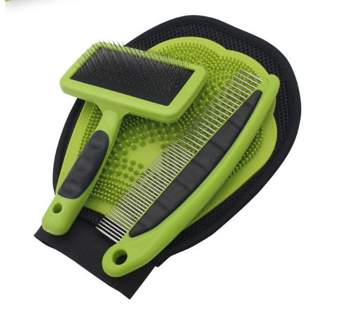 Ensemble de toilettage pour animaux de compagnie Peigne-râteau pour enlever les poils morts Peigne de toilettage