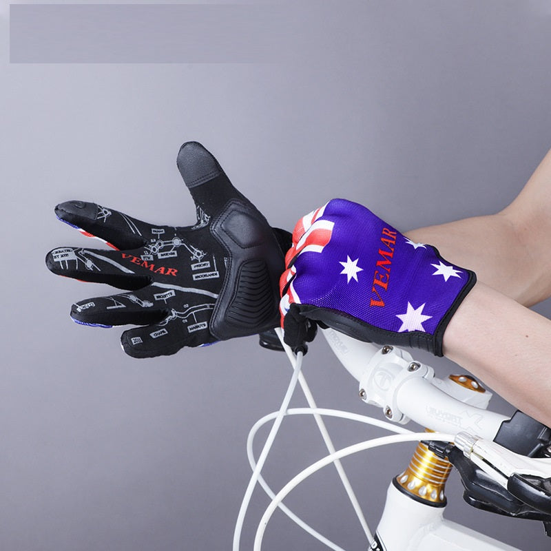 Gants de cyclisme d'été pour moto, VTT, moto tout-terrain, respirants et résistants à l'usure, de protection solaire, fins, à écran tactile pour hommes