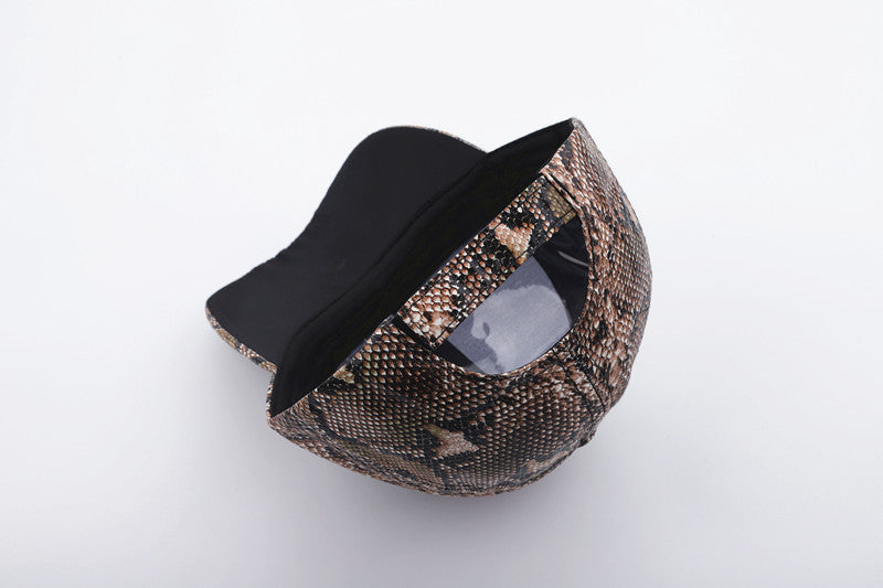 Fashionable New Snake Print Baseball Hat