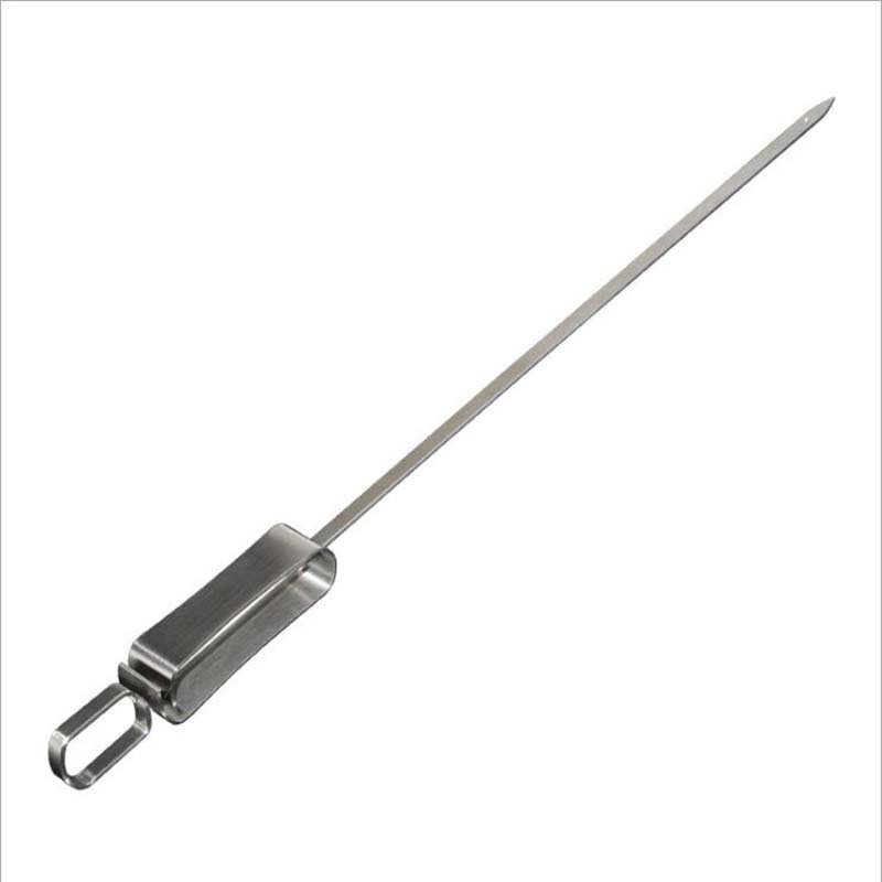 Brochettes de barbecue en acier inoxydable 430 épaissi