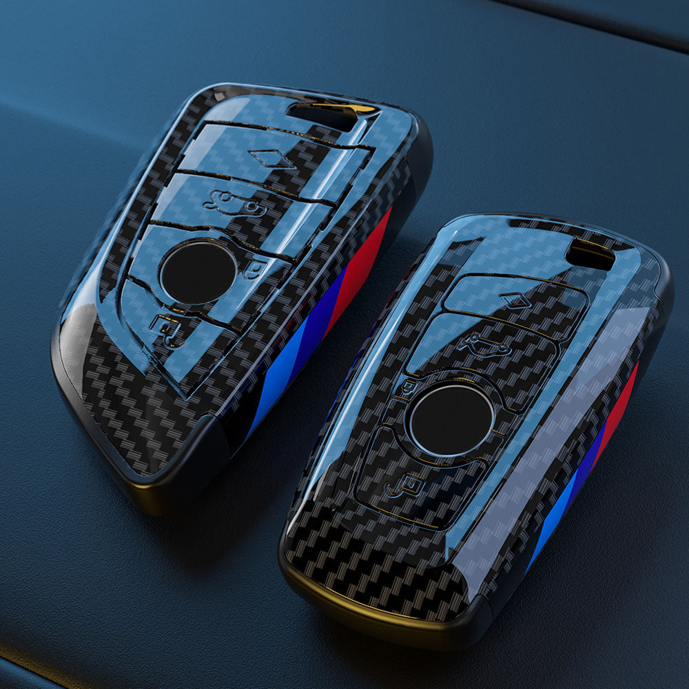 Car Carbon Fiber Key Case Buckle