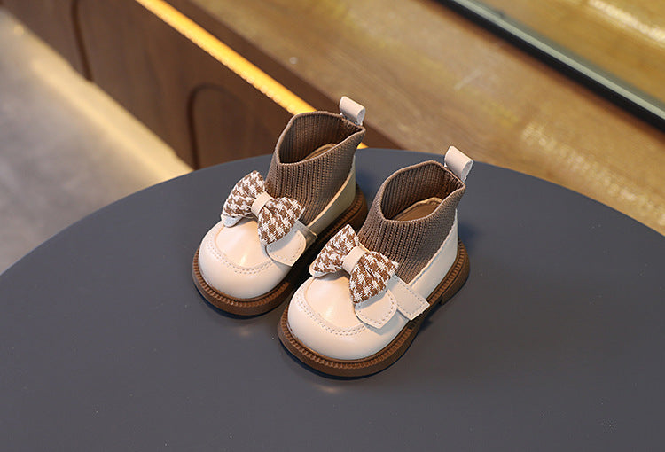 Baby Pumps Soft Bottom Toddler Shoes Women's Little Children's Leather Shoes