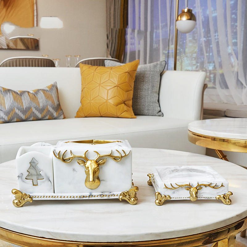 Cendrier de luxe léger pour table basse de salon