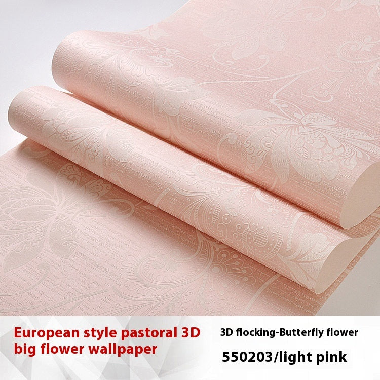 Cartoon Bear Wallpaper Cozy Bedroom Background Self-adhesive Sticker