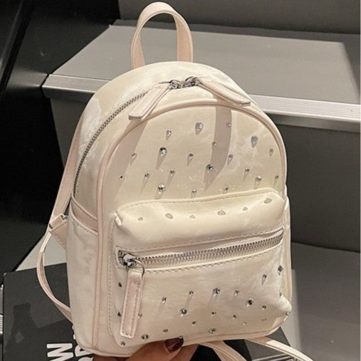 Sac à dos pour femmes en fil de broderie diamant