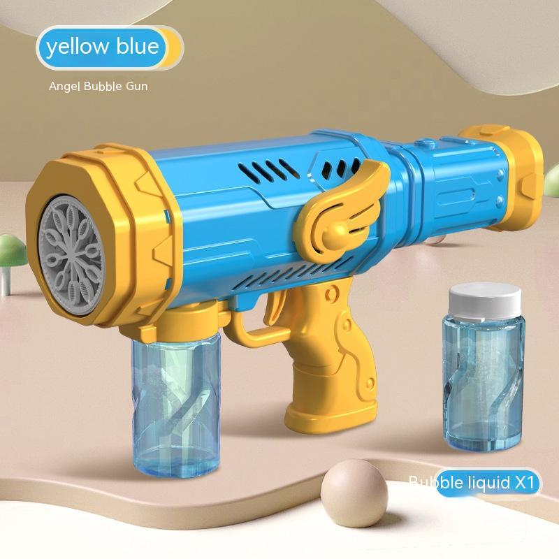 Children's Automatic Water Feeding Electric Angel Bubble Machine Toys