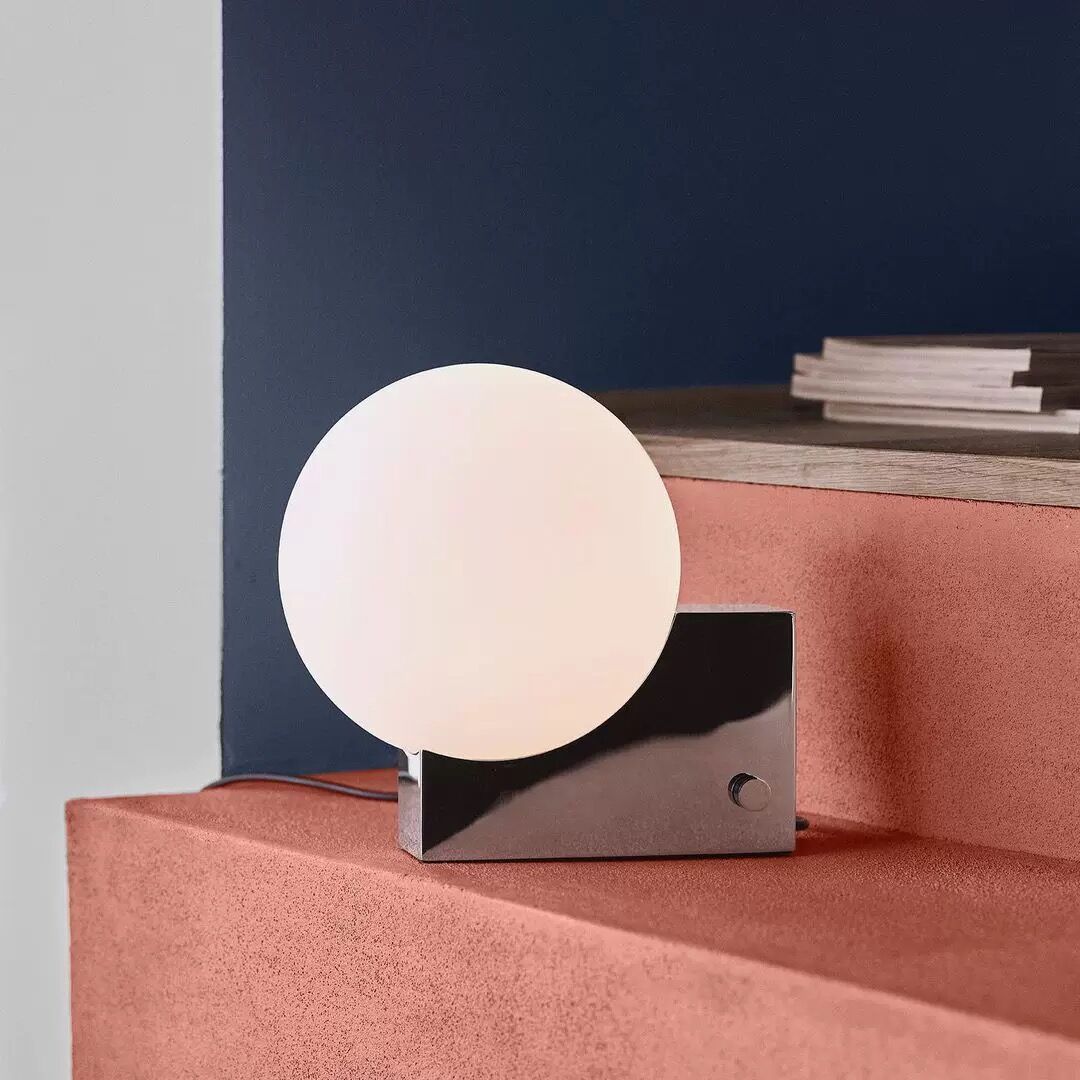 Lampe de Table Décorative Nordic Milky White Moon Design Danois