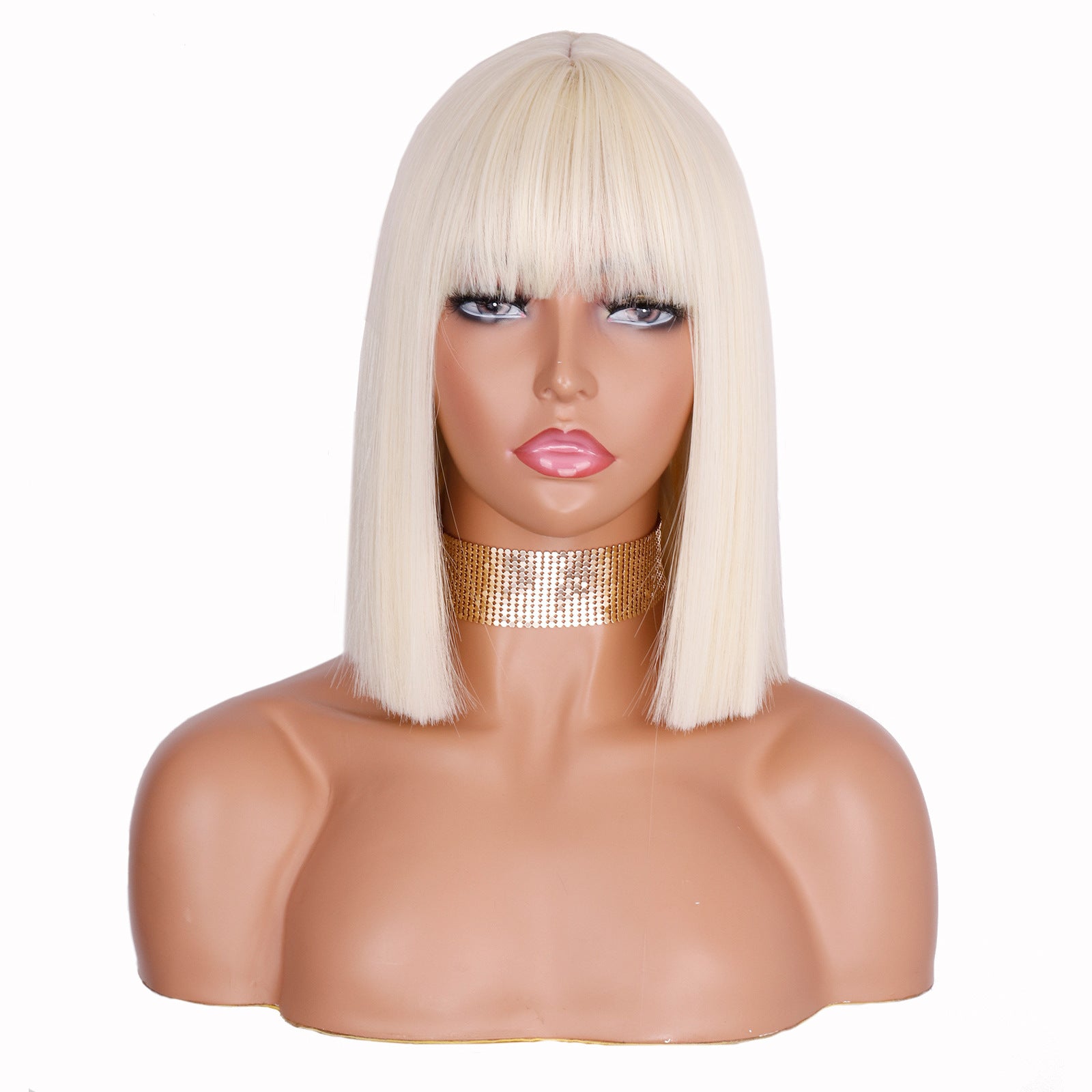 Short Straight Bangs Chemical Fiber Wig