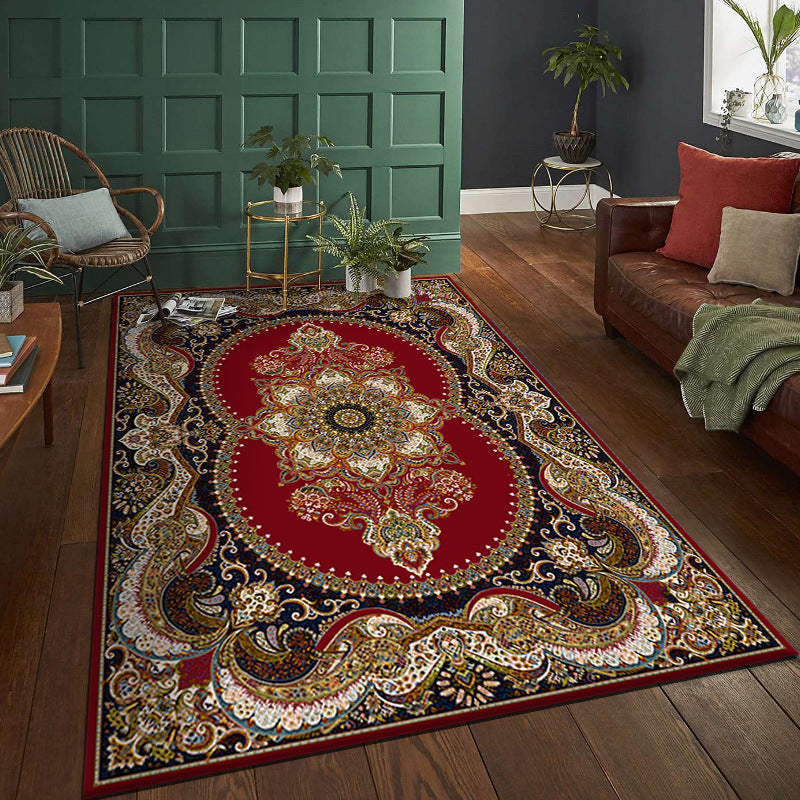 Tapis de sol de salon bohème persan vintage