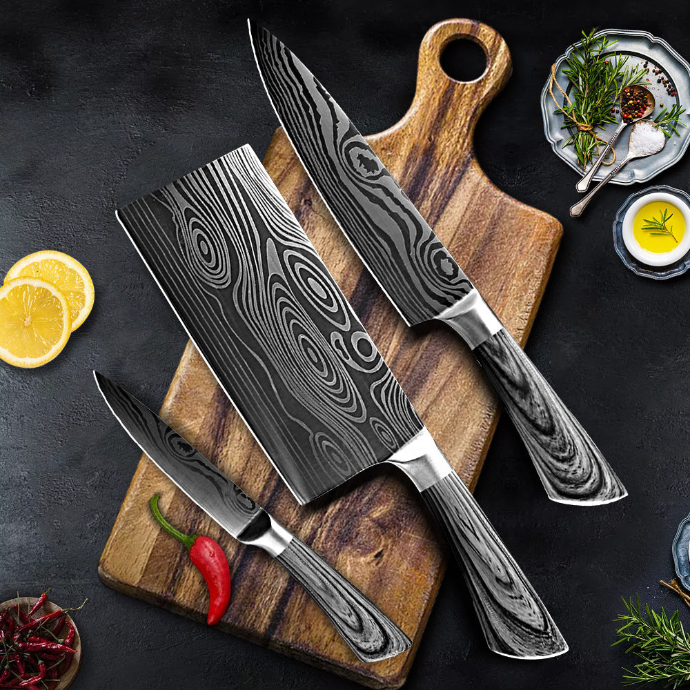 Stainless Steel Slicing Knife Cleaver Kitchen