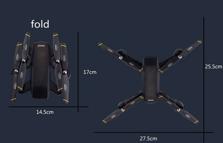 Drone Folding Dual Camera DM107S Optical Flow Positioning 4K HD Aerial Photography Drone