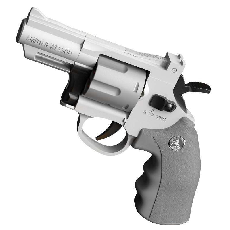 Children's Left-wheel Soft Bullet Gun Continuous Pistol Toy Smashing Gun Simulation Boy