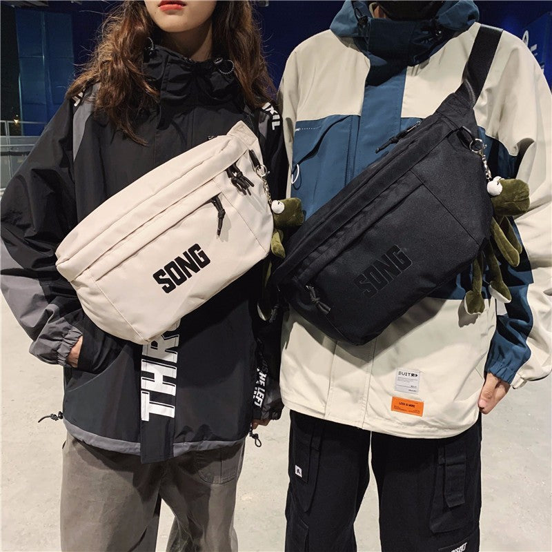 Nylon Shoulder Large Capacity Chest Bag