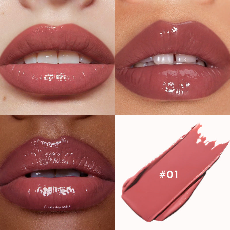 Rouge à lèvres effet miroir hydratant mat scintillant