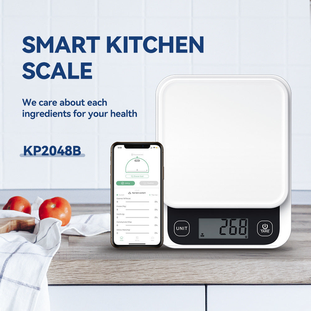 Balance de cuisine intelligente, balance nutritionnelle, balance alimentaire intelligente pour calories, balance numérique pour la cuisson avec application de calcul nutritionnel