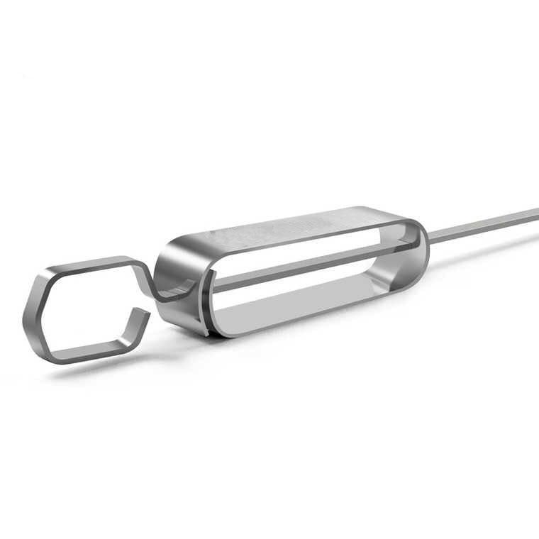 Brochettes de barbecue en acier inoxydable 430 épaissi
