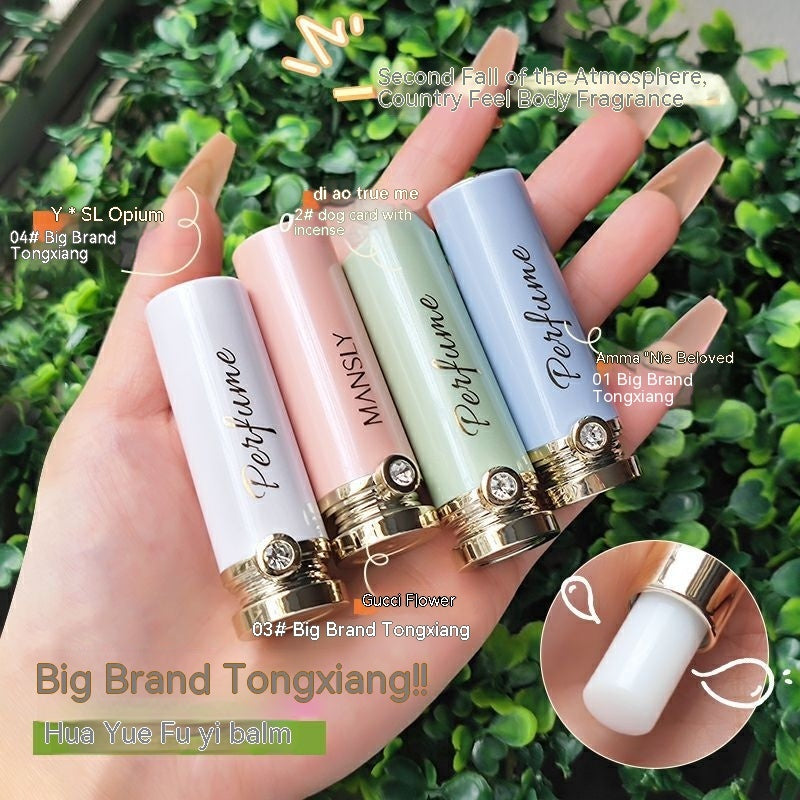 Parfum solide longue durée, compact et portable