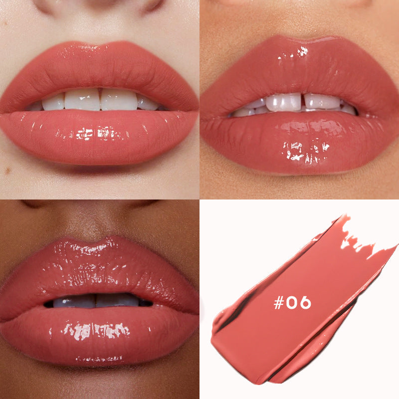 Rouge à lèvres effet miroir hydratant mat scintillant