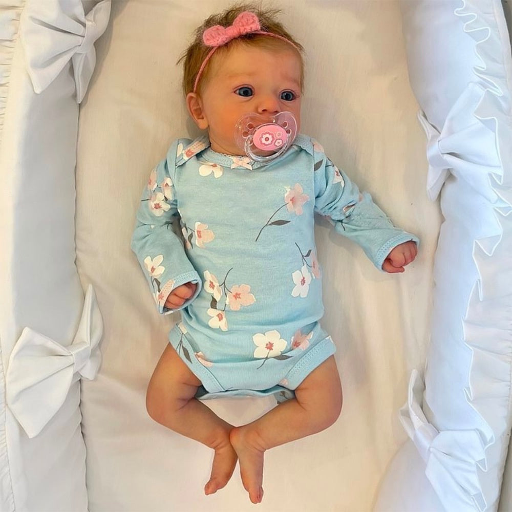 17-inch Simulation Baby Doll Floral Clothing