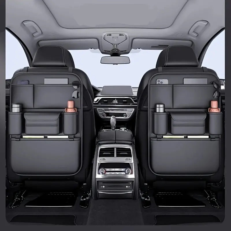 Car Seat Back Storage Buggy Bag Leather