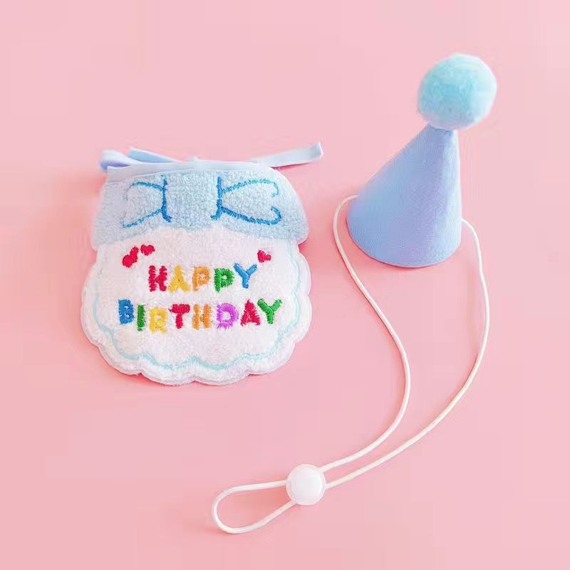 Bavoir Chapeau de Décoration Spéciale pour Chien de Compagnie