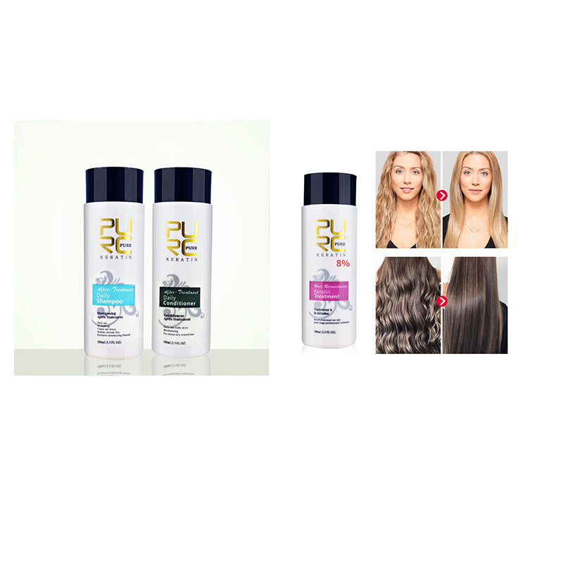 PURC Straightening Hair Repair And Straighten Damage Hair Products Brazilian Keratin Treatment Purifying Shampoo