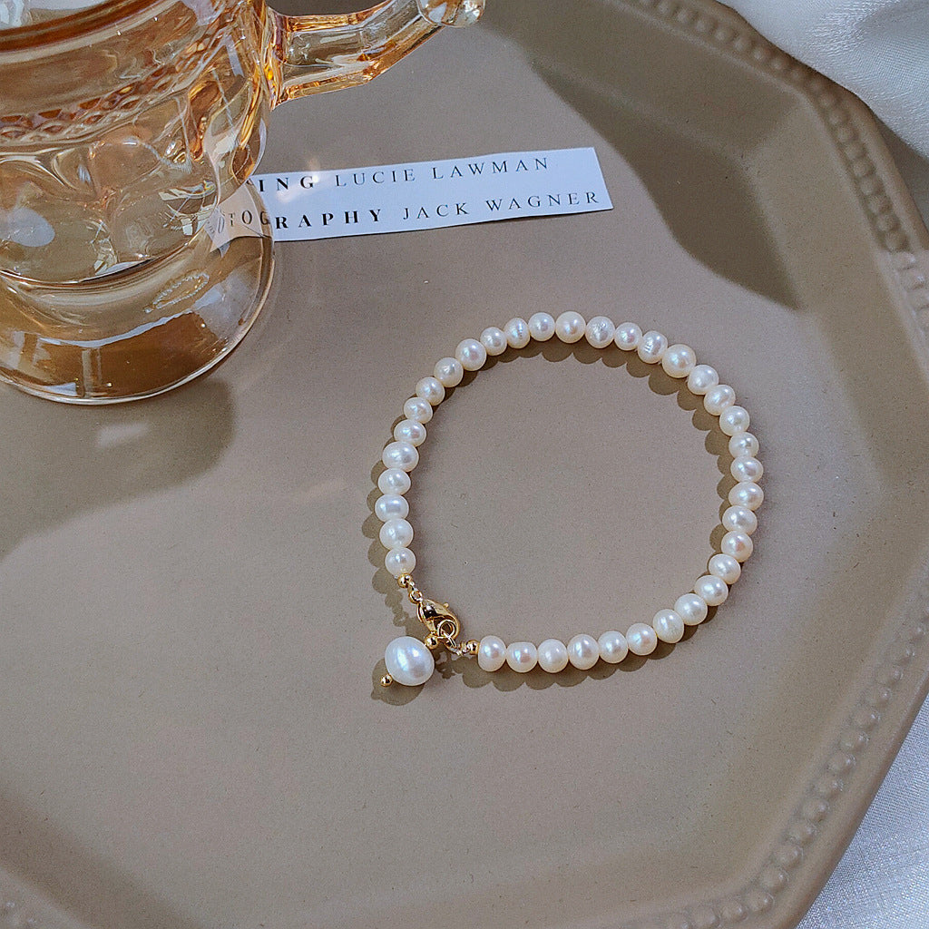 Vintage Mori Style Natural Freshwater Pearl Bracelet