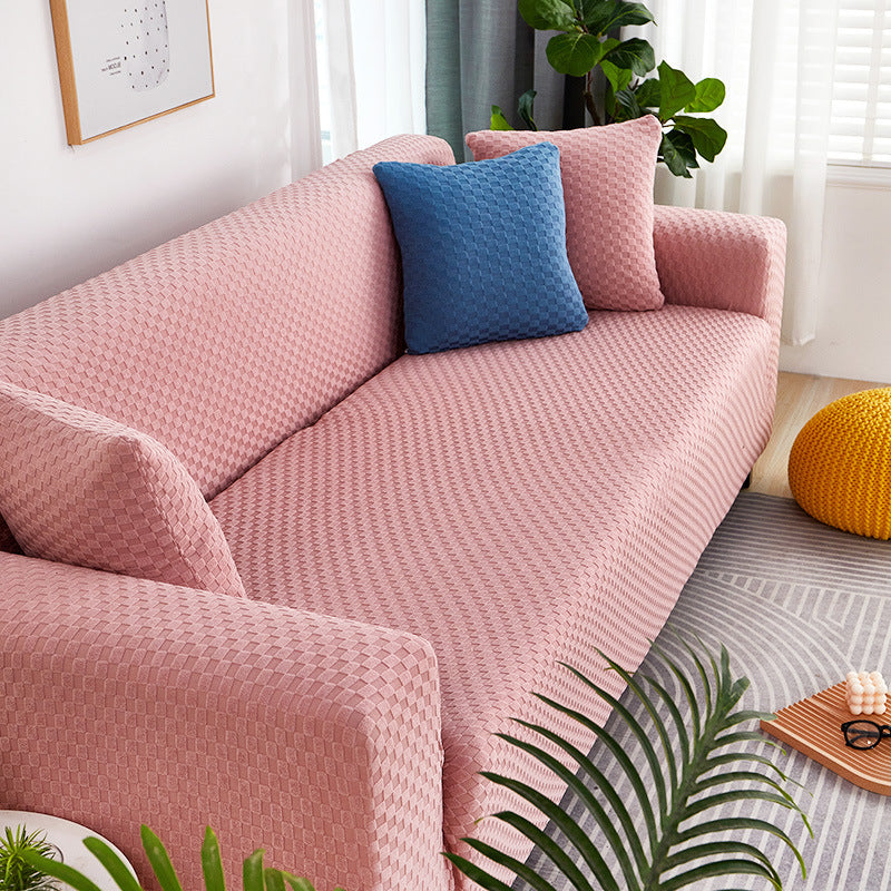 All-inclusive Universal Four Seasons Universal Sofa Cover Thick Solid Color