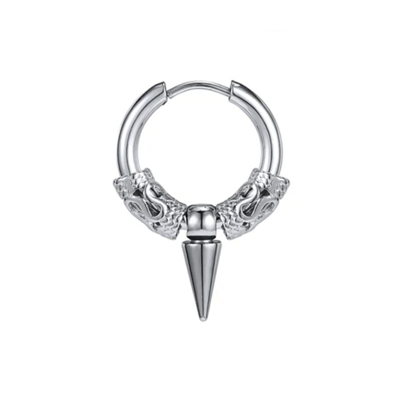 Women's Stainless Steel Hip Hop Earrings