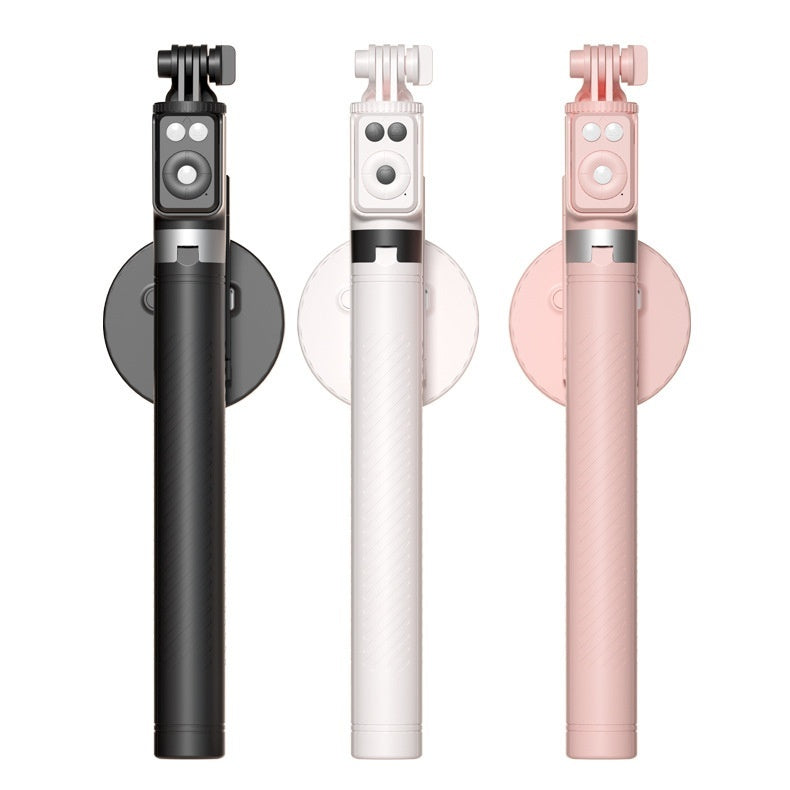 Bluetooth Best-seller On Douyin T12 Selfie Stick Landing 17 M Aviation Aluminum Alloy Rod Live Tripod