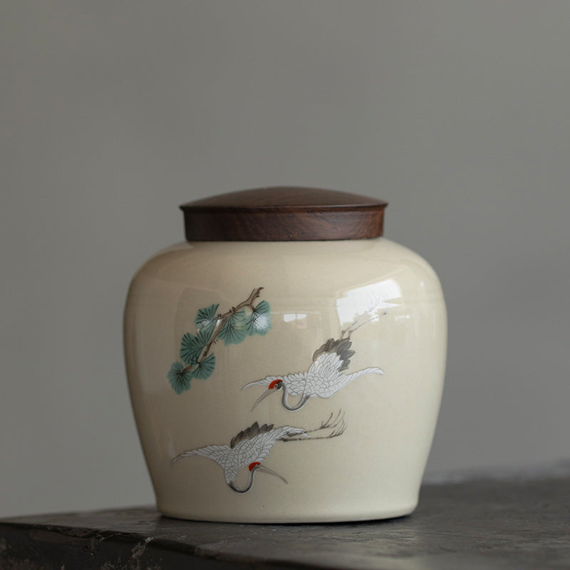 Boîte de conservation en porcelaine, pot de conservation.