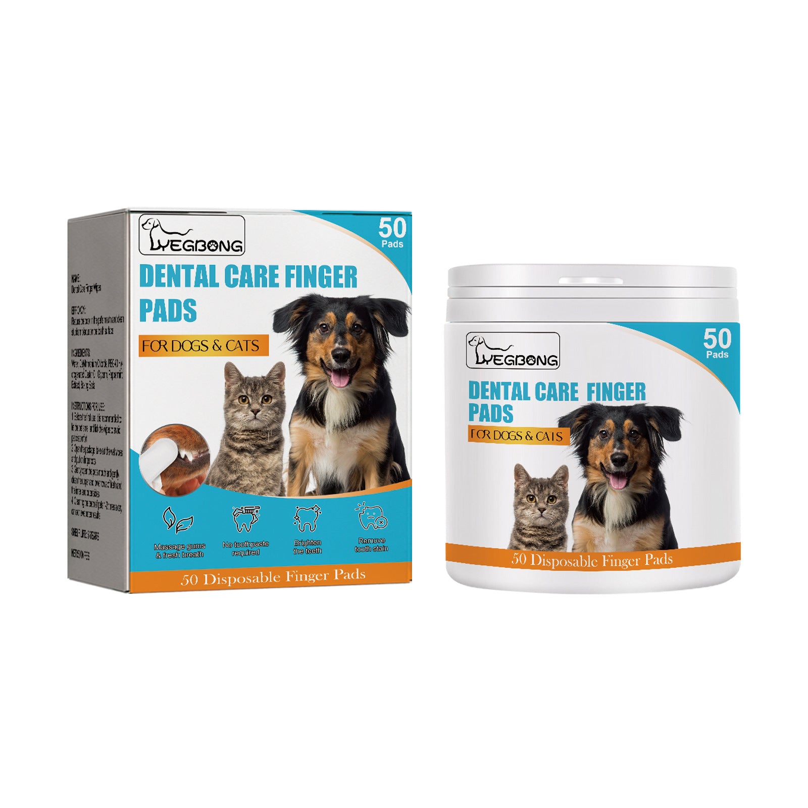 Dog Cat Teeth Cleaning Finger Stall Pet Teeth Cleaning