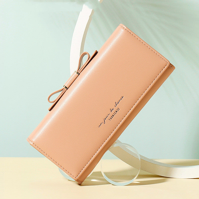 Ladies Large Capacity Long Clutch Wallet