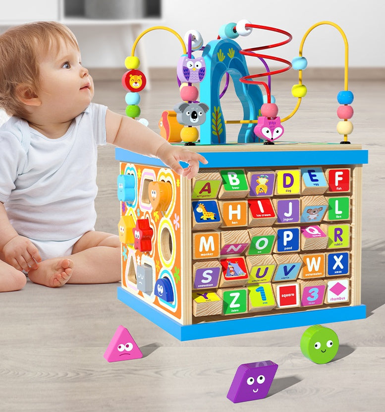 Jouets en bois pour bébés garçons et filles