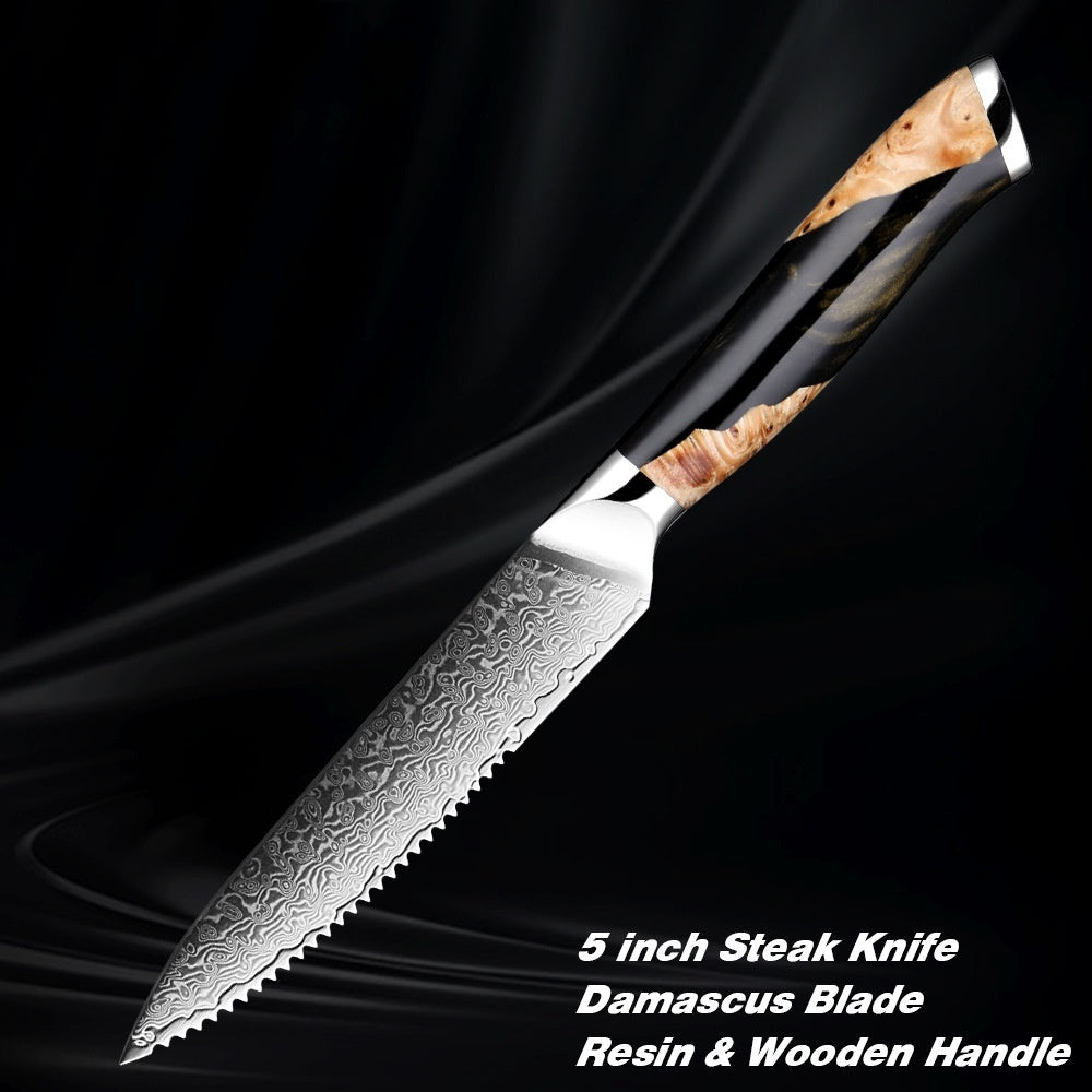 Couteau de chef en acier de Damas Couteaux de cuisine professionnels