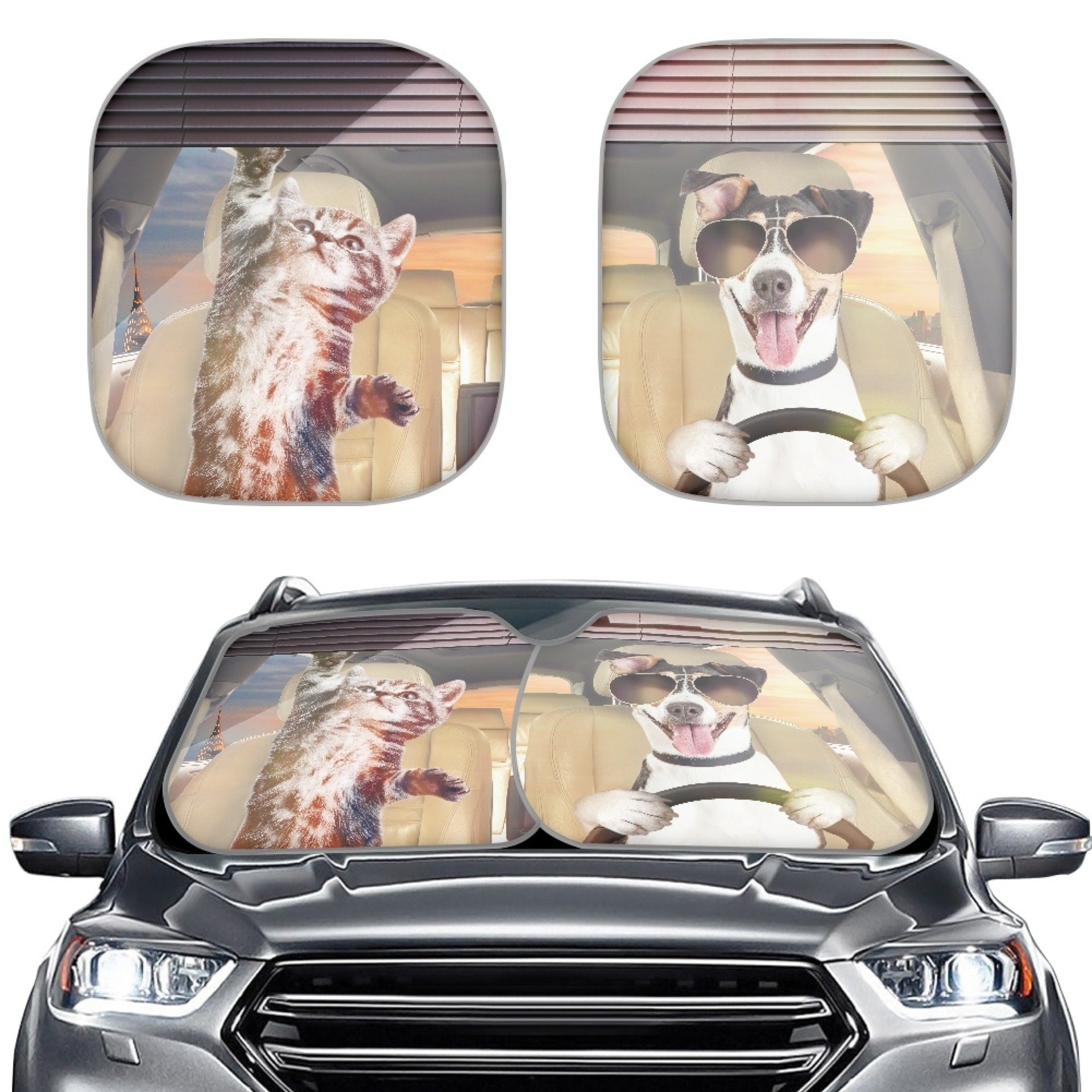 Pare-soleil de voiture protection solaire et isolation thermique